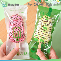 Emballages écologiques RAYBO pour glaces, emballages alimentaires jetables personnalisés en plastique transparent pour glaces