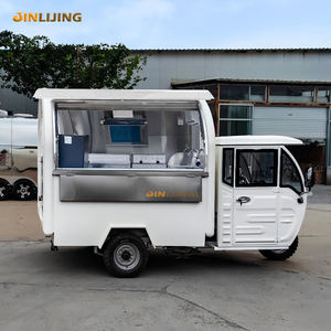 Jinlijing Triciclo De Comida Snack Ontbijtkar Elektrische Driewieler Driewieler Restauratiewagen Mobiele Kraam Food Truck Aanhangwagen - Product Image 1