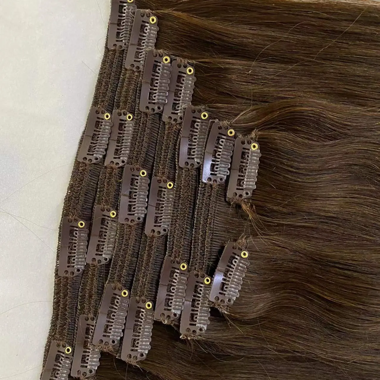 Clip In Virgin Remy Indian Human Hair Extension
