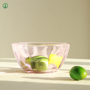 Ensemble de bols à <span class=keywords><strong>salade</strong></span> et à fruits en verre borosilicate personnalisé, écologique, pour usage domestique, avec couvercle, transparent coloré, passe au micro-ondes et au lave-vaisselle - Product Image 3