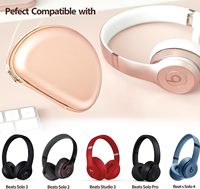 Estuche rígido de EVA personalizado para auriculares Beats Solo 4 Studio Pro Studio 3 Estuche de transporte para auriculares con bolsa de cable de almacenamiento
