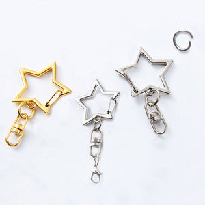 Clip cinq étoiles avec alliage en forme de 8 pour boucle périphériques comiques bricolage clé étoile à cinq branches pour boucle accessoire en métal de qualité supérieure - Product Image 2
