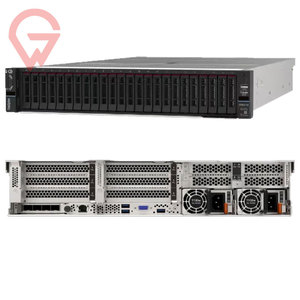 Servidor en rack ThinkSystem SR655 V3 2U de doble procesador para almacenamiento empresarial y gestión de virtualización en centros de datos Lenovo - Product Image 4