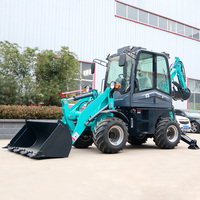 Livraison gratuite EURO 5 Mini chargeuse-pelleteuse pelleteuse EPA CE chargeuse-pelleteuse à godet agricole chargeuse-pelleteuse chinoise à roues 4x4