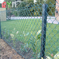 Produits de clôture temporaire en mailles de chaîne, clôture de terrain de tennis en maille diamant