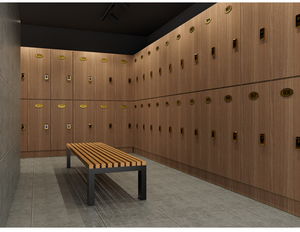 Chất lượng cao HPL tủ khóa nhỏ gọn chống thấm nước chống cháy và chống ăn mòn cho trung tâm trường học sử dụng phòng tập thể dục - Product Image 2