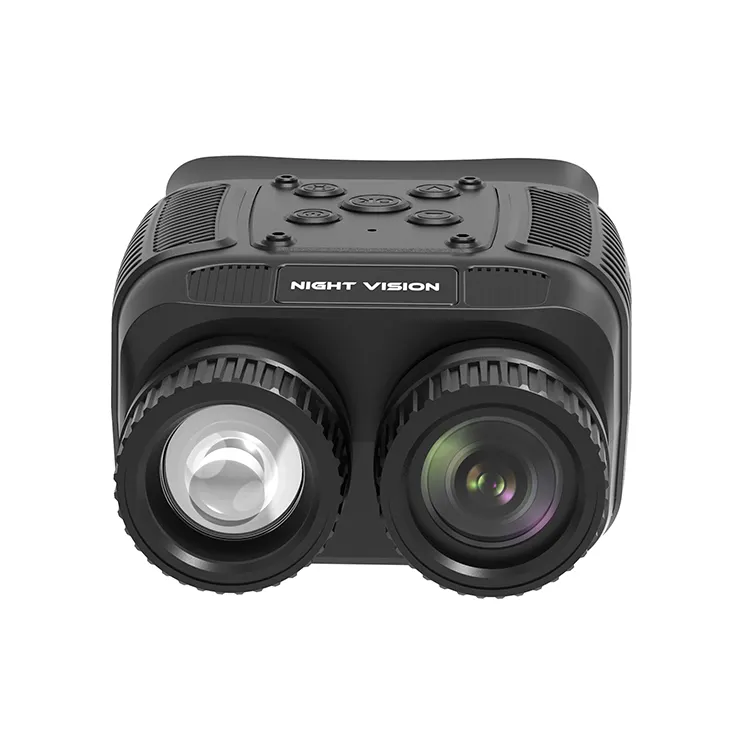 Outdoor hunting patrol Portable real 1080p digital night vision goggles dual telescope infrared auxiliary light