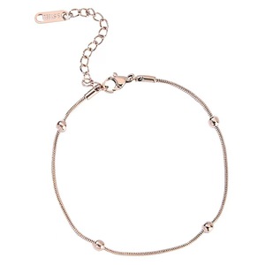 Collar Clásico Simple Básico de Cadena, Acero Inoxidable con Baño de Oro de 18k, No se Desvanece, Joyería Minimalista de Cadena Espiga/Serpiente - Product Image 6