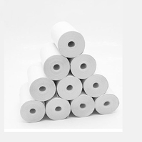 Rouleaux de papier thermique d'impression commerciale de haute qualité, 57x50, avec carte de crédit, Image foncée
