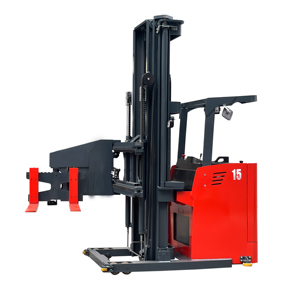 Stand-on Vna <strong>Forklift</strong> 1.5T <strong>3</strong> <strong>Way</strong> Pallet Stacker <strong>Forklift</strong> Three <strong>Way</strong> Electric <strong>Narrow</strong> <strong>Aisle</strong> Reach Truck Stacker Moving - Product Image 1