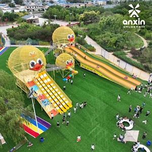 Structures de jeux commerciales personnalisées non motorisées, toboggan en plastique pour parc à thème, équipements d'escalade, <span class=keywords><strong>zone</strong></span> de jeux pour enfants - Product Image 1