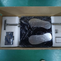 Testeur complet du corps humain à double pied Testeur combiné antistatique ESD pour dragonne et chaussures avec système de contrôle d'accès