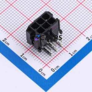 XDWF-C3030WR-2*3P Wire-to-Board Pin Header Bent Lead Through Hole,P=3mm Connector 2x3P 3mm Right Angle Insert 6P - Product Image 1