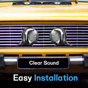 Wenle 12V <span class=keywords><strong>88Mm</strong></span> H:510 ± 30Hz L:410 ± 30Hz 105-118db Zwart Abs + Ijzeren Slak Hoorn Auto Hoorn Universeel - Product Image 5