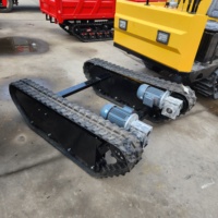 Chenilles en caoutchouc pour robot