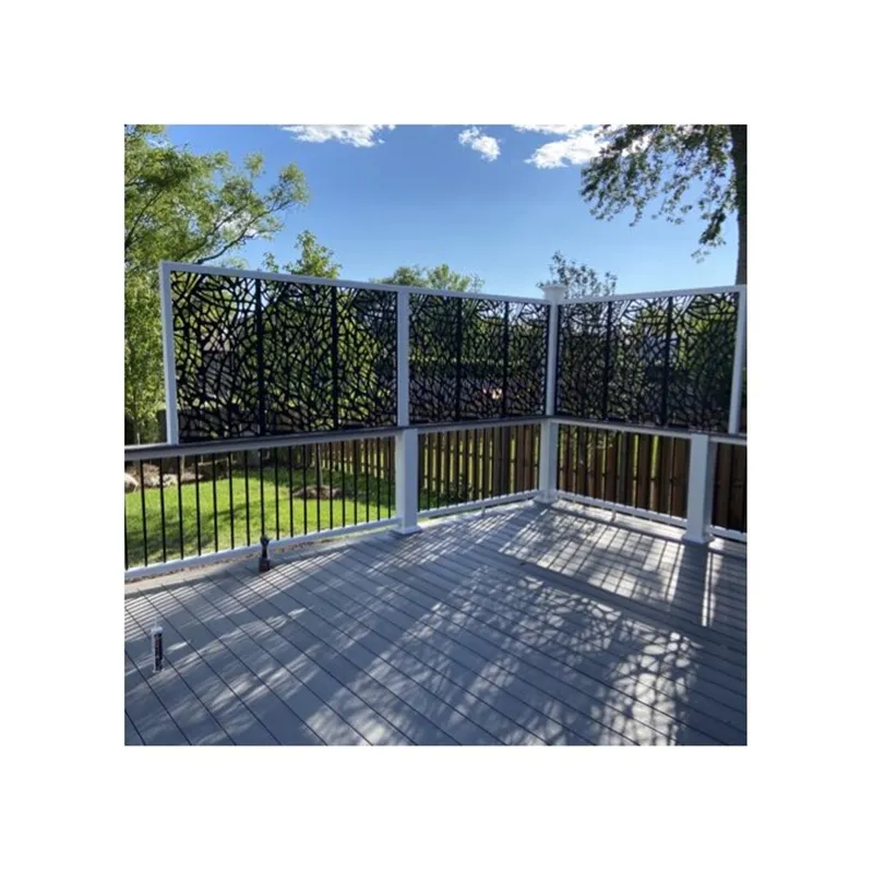 Дополнительная конфиденциальность и безопасность черные Алюминиевые вертикальные планки для бассейна ограждение горизонтальные панели стены для двора