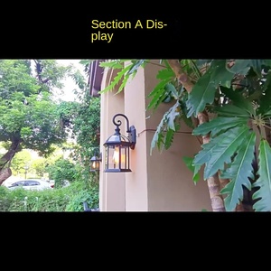 Art Modern Deco Square Solar IP65 Lámpara de pared ajustable para exteriores a prueba de agua con cuerpo de fundición a presión de aluminio - Product Image 6