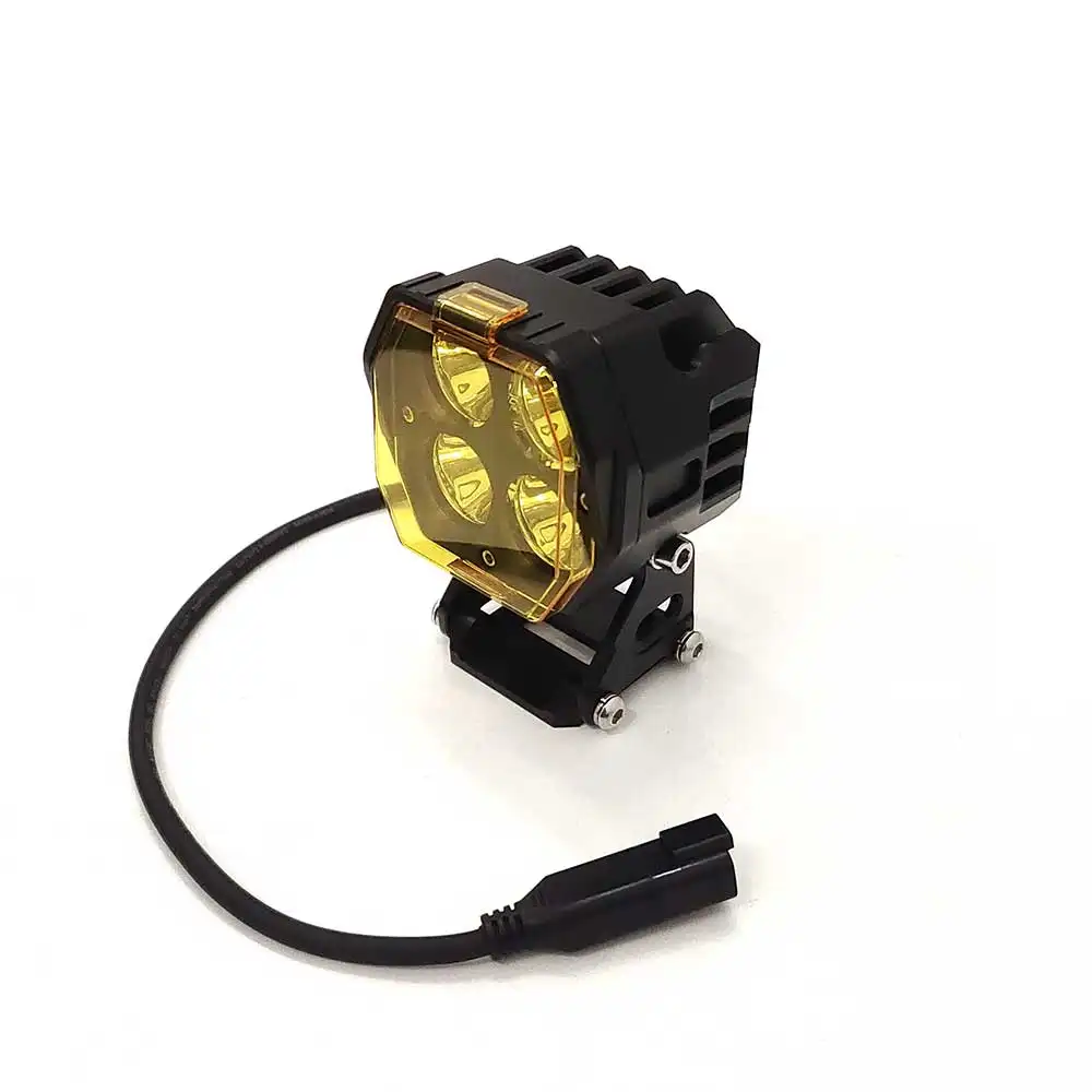 Hantu HT-G34 CNC Proceed Lampu Berkendara Aluminium 12V 24V Led Pod Kuning Spot Beam 40W Off Road Ditch Light untuk Mobil