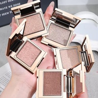 Palette de fards à paupières scintillants minéraux à haute pigmentation, imperméables et longue tenue, pour maquillage des peaux foncées, vente en gros