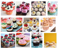 Automatique Snack Cupcake Muffin Macaron Cup Gâteau Biscuits Et Biscuits Faisant La Machine De Remplissage Fabricant De Dépôt