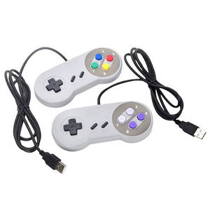 Mando con cable <span class=keywords><strong>USB</strong></span>, mando clásico para <span class=keywords><strong>Nintendo</strong></span> SNES Mini, mando para juegos, joystick para PC con Windows - Product Image 2