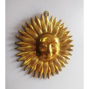 PARIJAT Handicraft 7 pulgadas aluminio colgante de pared Idol Vastu compatible con energía positiva buena suerte éxito prosperidad para el hogar - Product Image 2