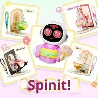 Eiliko Robot IA Éducatif Intelligent, Compagnon de Poche Interactif avec Contrôle Vocal et Expressions, Pendentif de Sac, En Stock