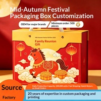 Fabricant du Zhejiang personnalise des boîtes en carton blanc pour gâteaux de lune avec impression UV d'images et logos, aide au design et au prototypage
