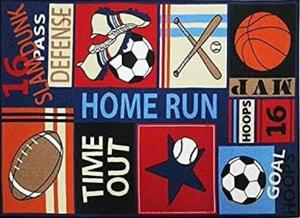 Tapis de sport pour enfants en nylon réversible antidérapant, adapté aux animaux domestiques, lavable, rembourré, résistant aux taches, antimicrobien, <span class=keywords><strong>football</strong></span>, baseball, camping - Product Image 3