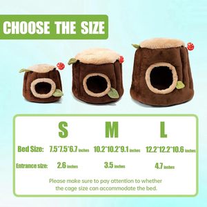 Rifugio Premium in morbido stile moncone lavabile per porcellini d'India criceti furetti ratti piccoli accessori per gabbia di animali - Product Image 5