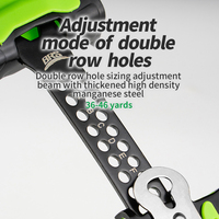 Crampons de marche sur glace et neige BRS-S1A, fabriqués sur mesure en Chine, antidérapants, à sangle intégrale, en acier au manganèse et TPU, 14 dents, pour l'escalade