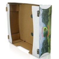 Muestra Gratuita de Caja de Aguacates de Granja a Mercado, Contenedor Apilable Reutilizable para una Protección Óptima de la Fruta