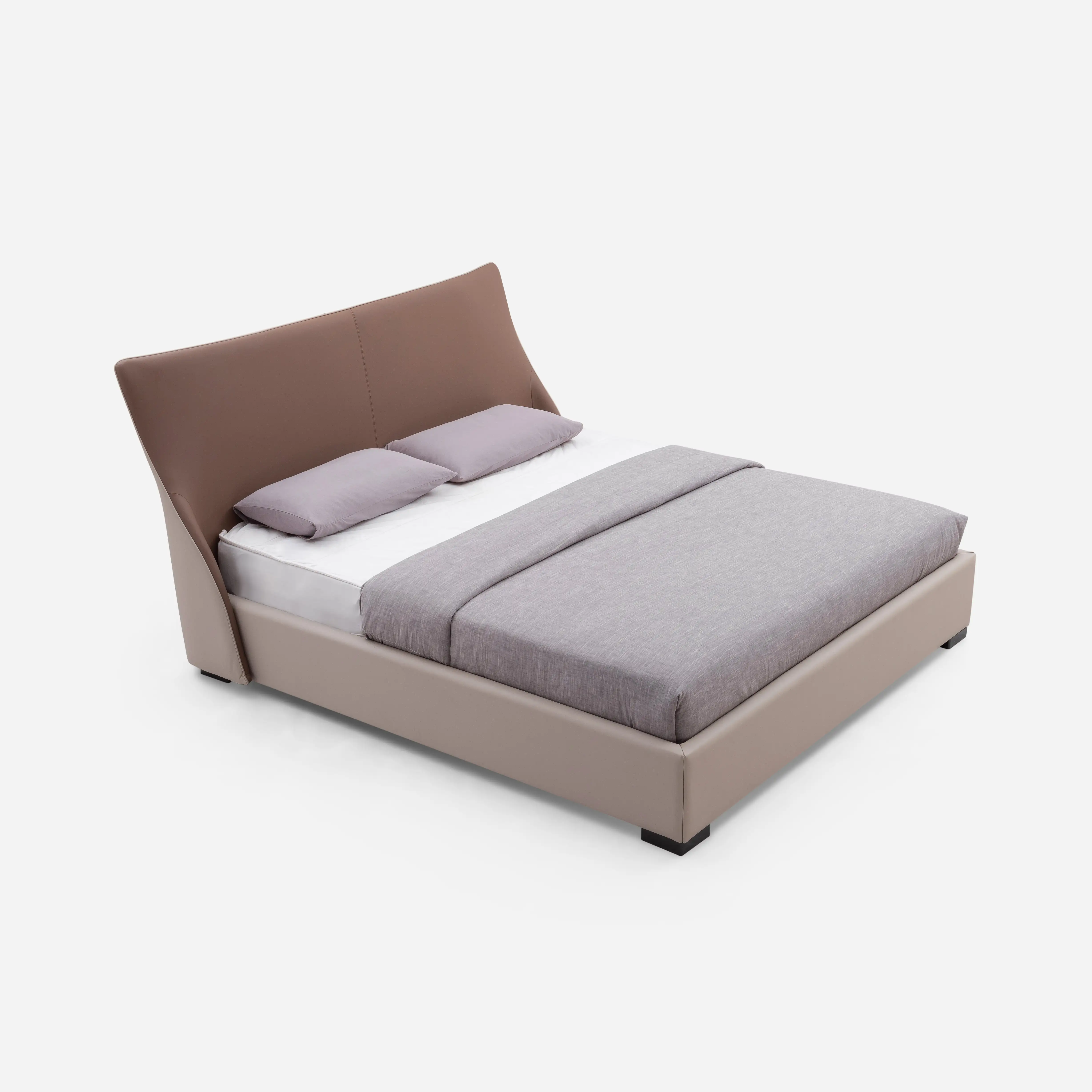 Nouveau design de lits King Size de luxe de qualité supérieure lits de luxe en cuir microfibre meubles de chambre lits doubles