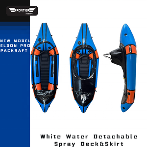 Packraft de Randonnée en Eau Douce Super Good Model - <span class=keywords><strong>Tube</strong></span> en TPU 420D Robuste et Durable avec Fond Renforcé 840D - Packraft de Randonnée en Eau Douce Frontier - Product Image 3