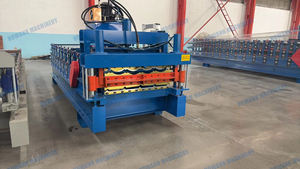 Nouvelle machine de formage de tôles de toiture IBR en tuiles émaillées, machine de formage de rouleaux de toiture trapézoïdale - Product Image 3