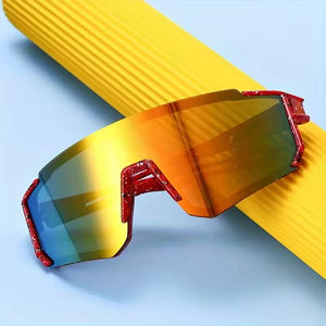 Lunettes de <span class=keywords><strong>soleil</strong></span> futuristes tendance pour garçons, lunettes de <span class=keywords><strong>soleil</strong></span> à monture large pour filles, protection solaire, lunettes de cyclisme, mode été, nouvelles lunettes de sport pour enfants - Product Image 2