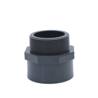 Raccord à pression UPVC Greentech DIN 90 degrés 45 degrés Coude pour l'alimentation en eau