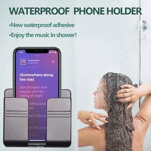 Universel Portable Maison Salon Chargeur Rack Étagère Montage Mural Abs Support de Téléphone Support Mobile Support de Téléphone - Product Image 3