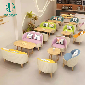 Hiện đại thân thiện với môi ISO9001 chứng nhận khách sạn quán cà phê hình bầu dục bọc nhung bánh pizza cà phê cửa hàng thương mại Nhà hàng bảng - Product Image 4