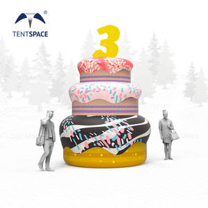 Werbung Infla tables Cake Model Logo für Dessert Festival Veranstalter Bäckerei Marken Event Planner Mall <span class=keywords><strong>Promotion</strong></span> Holiday Partie - Product Image 2