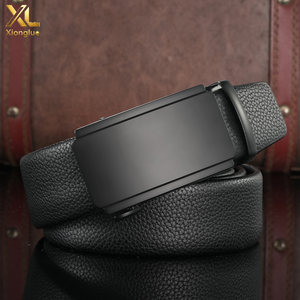 Factory Wholesale Men's Fashion Automatic Genuine Leather <b>Belt</b> Business <b>Cowboy</b> Leather Adjustable for Business Suit Formal - Product Image 5
