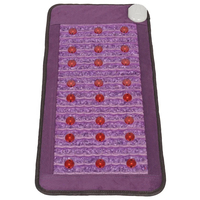 Matelas magnétique de guérison par infrarouge Decavem au design populaire, avec chakra en améthyste et tapis de massage corporel au design tendance