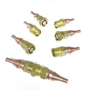 Juego de Conectores Rápidos de Latón de 3/8 y 1/4, Macho y Hembra, Autosellantes, de Superficie Lisa y Duradera, para Soldadura, Venta al por Mayor de <span class=keywords><strong>CREDE</strong></span> - Product Image 3