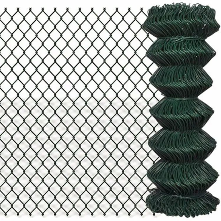 100 ft roll 10 'fil de clôture galvanisé chaîne clôture à maillons vente en gros achat temporaire bon marché
