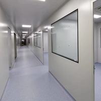Système de salle blanche modulaire en acier inoxydable avec surface époxy pour laboratoires pharmaceutiques, fabrication électronique et hôpitaux