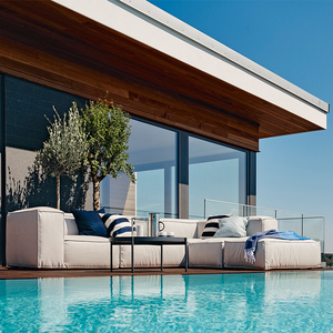 Ensemble de canapés modulaires <span class=keywords><strong>en</strong></span> <span class=keywords><strong>coton</strong></span> imperméable et à séchage rapide pour l'extérieur, idéal pour la cour, la ferme ou l'appartement, avec <span class=keywords><strong>canapé</strong></span> <span class=keywords><strong>en</strong></span> tissu - Product Image 6