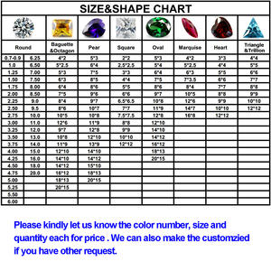 Lot de 10 pierres précieuses en zircon, ornements, champagne, luxe, personnalisé, synthétique, ample - Product Image 4