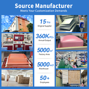 Phổ 4 Mảnh PP Trọng lượng nhẹ hành lý đặt vỏ cứng khóa dây kéo Vali dây kéo đóng cửa tùy chỉnh nhiều màu sắc - Product Image 2