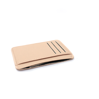 Dompet Kulit Elegan Tahan Lama Shin, Anti RFID, dengan Resleting, Tempat Kartu Bank dan Kunci untuk Wanita dan Pria