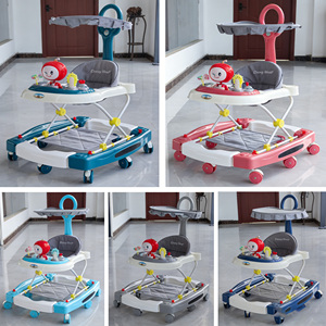 Girello Pieghevole per Bambini con Musica, Seggiolone per Bambini con Girello Regolabile, Girello Economico per Neonati - Product Image 2